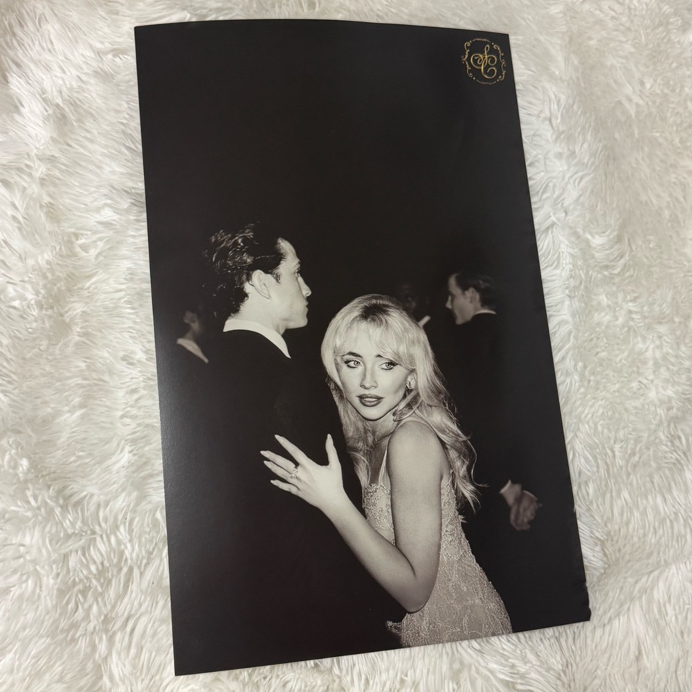 Sabrina Carpenter Man's Best Friend Album Listening Party Exclusive Poster 11x17